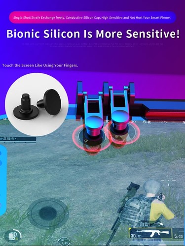 Mobile Game Cooler Cellphone Controller 4 Trigger Radiator iPhone 16 iOS Android - Picture 7 of 9