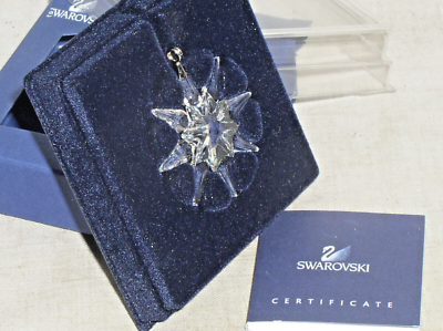 SWAROVSKI CRYSTAL 2009 LITTLE STAR SNOWFLAKE XMAS CHRISTMAS