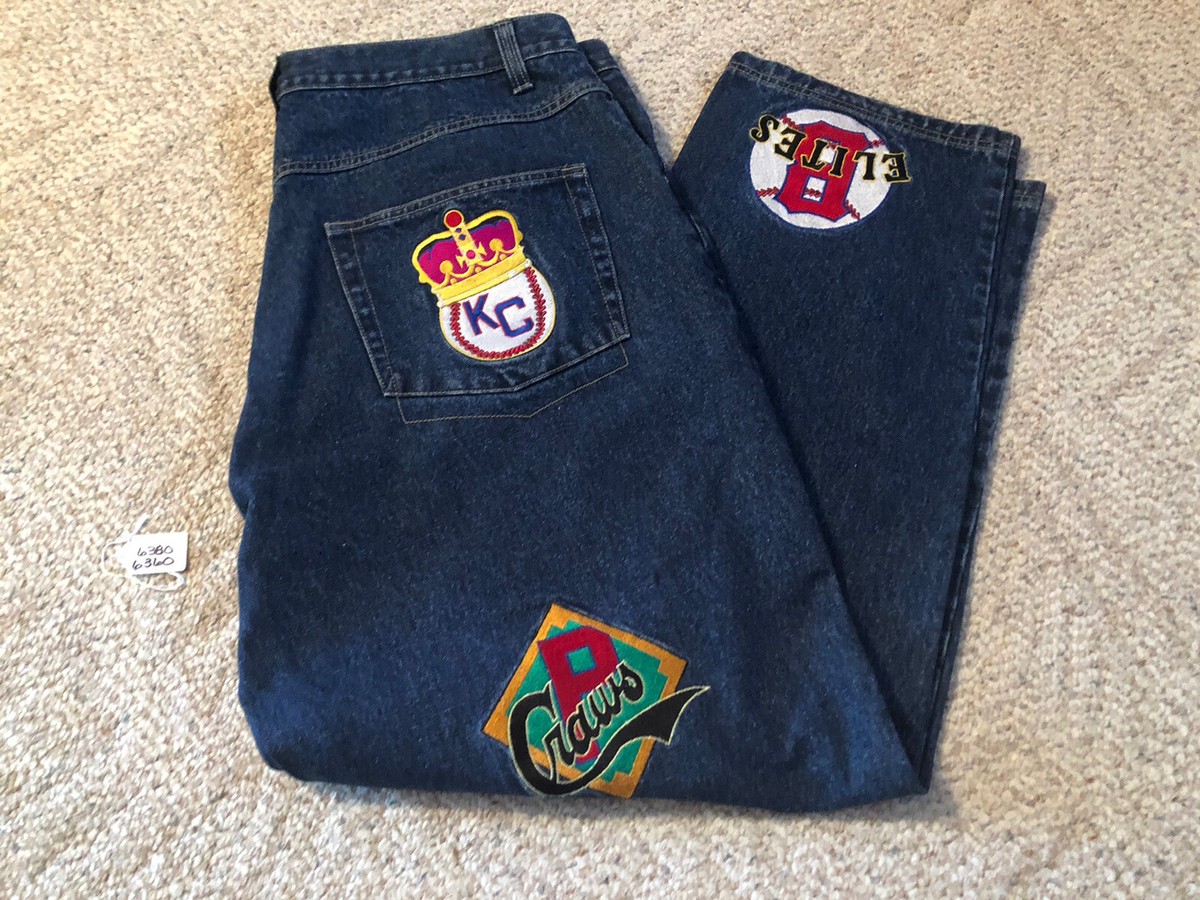 Negro Leagues Baseball Denim Jeans Mens 42 X 34 NLBM