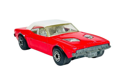 Matchbox Lesney Superfast MB1 Red Dodge Challenger Chrome Interior - Picture 6 of 8