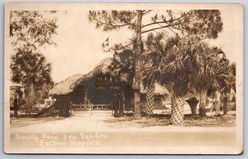 Estero Florida~Unity Fair Tea Garden~1930s RPPC