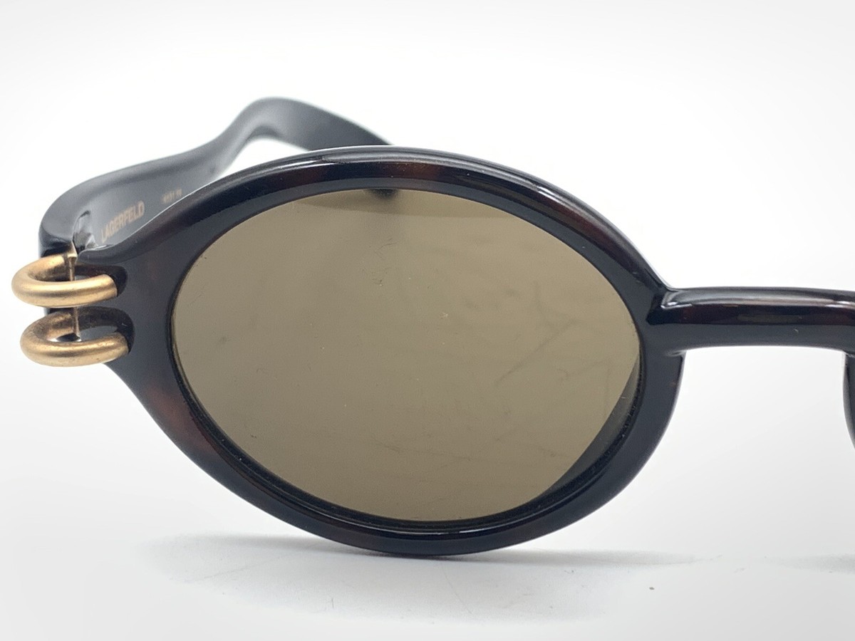Karl Lagerfeld 4131 40 Vintage 90s steampunk antique gold