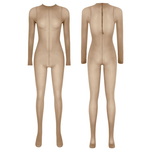 Mujeres Bodystocking Mono de una pieza Bodycon Body Babydoll Prendas moldeadoras Malla - Imagen 40 de 119
