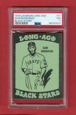 1978 Laughlin Long Ago Baseball Black Stars Baseball #31 Sam Bankhead PSA 7