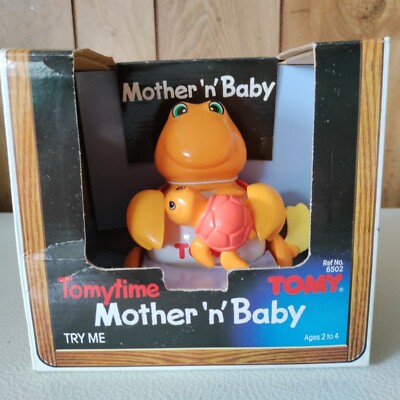 Tomytime Mother n Baby TURTLE Preschool TOMY ages 2 to 4 New in Box 1990
