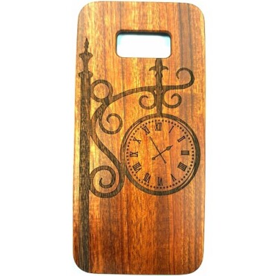 Protective Case Natural Wood Engraved Phone Fitted Cover For Samsung Galaxy S8