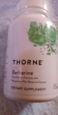 Thorne, Berberine, 1,000 mg per serving (500 mg per capsule), 60 Capsules