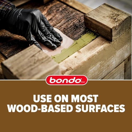 3M Bondo Wood Filler 30 oz (850.49 g) with Bondo Cream Hardner wood 0.5 oz (14g) - Picture 6 of 12