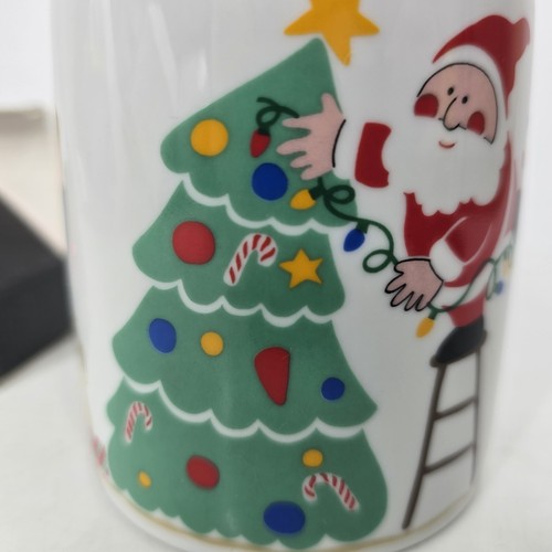 Avon Christmas Coffee Cup Mug Earrings 1985 Santa Reindeer Box Red Bow Stud Lot - Picture 9 of 17