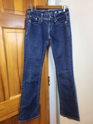 Miss Me Women's Easy Bootcut Sparkly Jeans Sz 26/33 | eBay