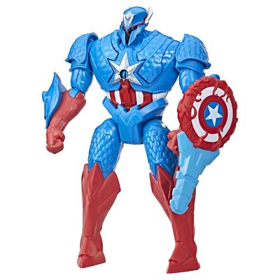 Hasbro F5072 Marvel Avengers Mech Strike Monster Jäger Anzug Captain America Spi