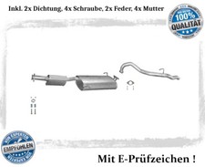Auspuffanlage für Opel Frontera A Sport 2.0 85KW kurze Radstand Auspuff Dichtung