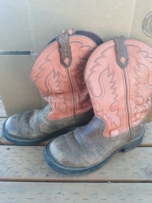 justin pink cowboy boots