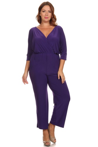 Nuevo mono para mujer CANARI talla grande cuello en V - Imagen 6 de 6