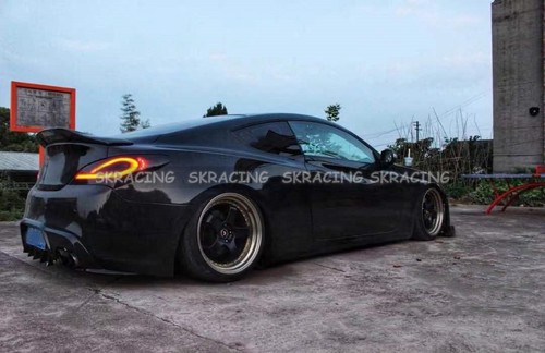 For Hyundai Genesis Coupe 2009-2016 Gloss Black Duckbill Rear Trunk Spoiler Wing - Picture 6 of 11