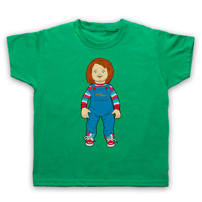 CHUCKY KINDERSPIEL PUPPE BESESSEN GUTER KERL HORRORFILM KINDER KINDER T-SHIRT