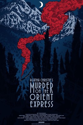 MURDER ON THE ORIENT EXPRESS POSTER SIDNEY LUMET FINNEY CONNERY BACALL BISSET