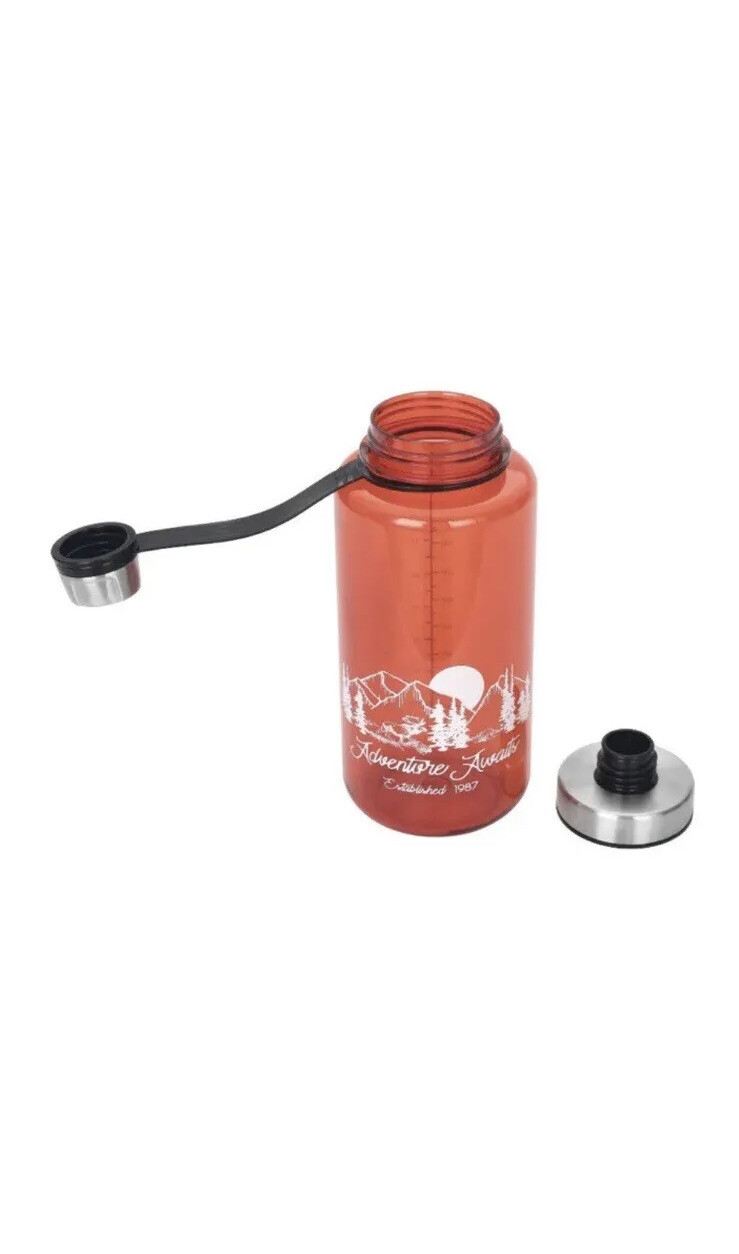 Ozark Trail 32 oz  BPA Free  Durable Reusable With Lids Water Bottles 2 Pack