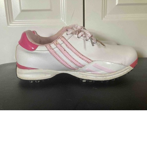 size 7 adidas prima pink and white womens golf shoes eBay