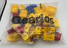 Vtg 1994 Tupperkids Gearios Building Blocks - 40 Piece - New/Sealed