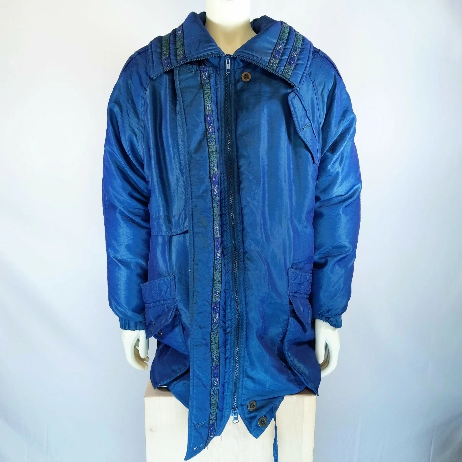Fleet Street Down Explosion Winter Jacket Coat Unisex Retro Vintage Rare