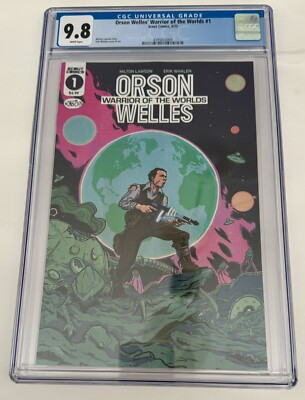 ORSONS WELLES: WARRIOR OF THE WORLDS #1A Scout Comics CGC9.8 TV SERIES OPTION