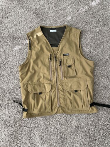 Columbia MultiPocket Weste Herren Größe Small Angeln Outdoor Wandern
