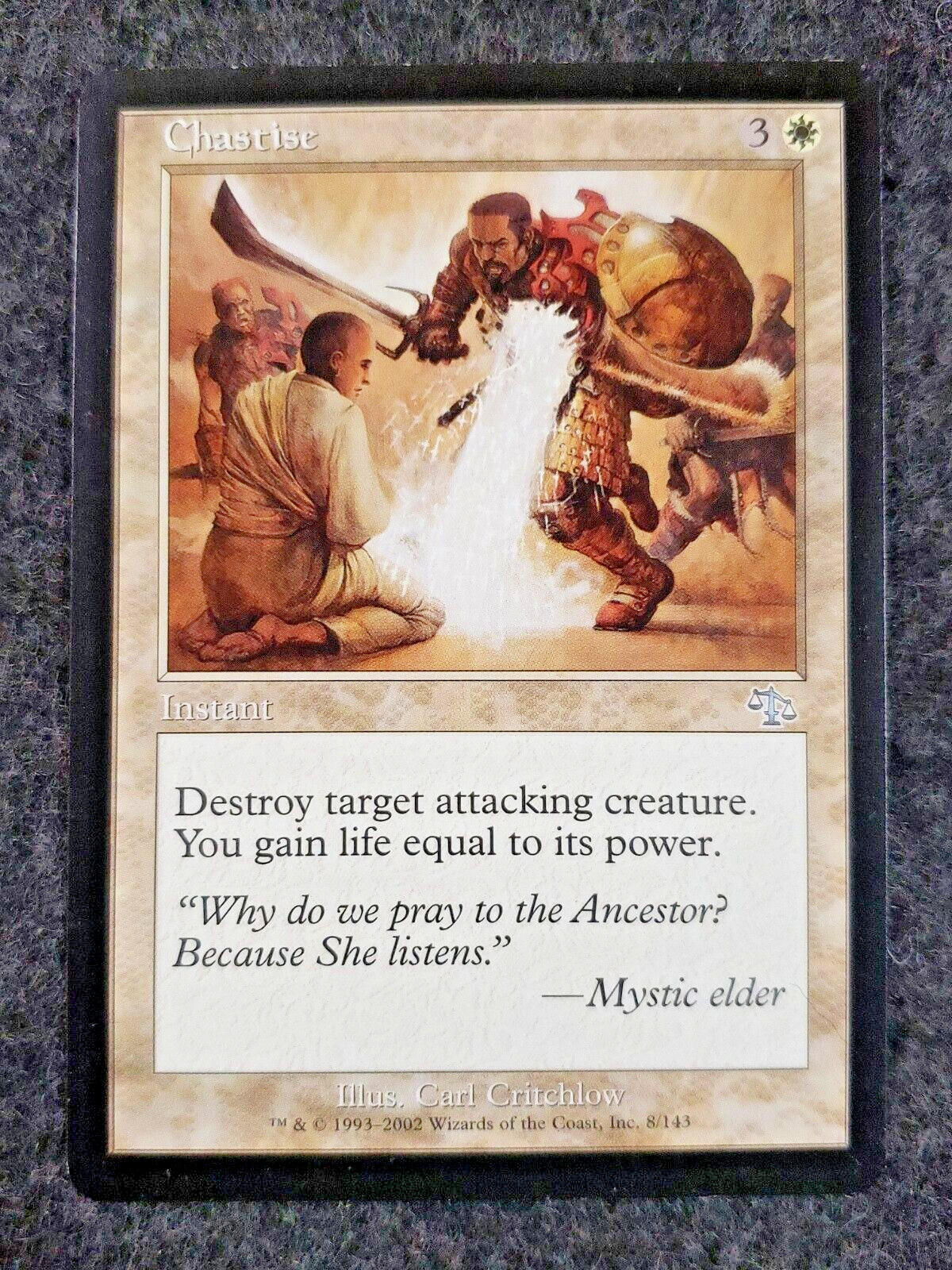 Chastise #8 2002 Magic: The Gathering - Judgment (NM) Never Played MTG (DS3D1J9)