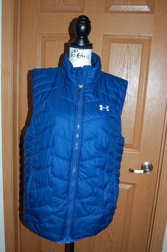 Under Armour Puffer Vest Jacket Mens M Jacket Hiking COLD GEAR