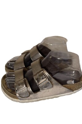 BIRKENSTOCK Arizona Metallic Copper Classic Two Strap Sandal Women's Size 7