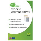1000 x Neo 7mm Wrap Resealable DVD Wrap for Slim Slimline DVD Cases Soft Sleeves