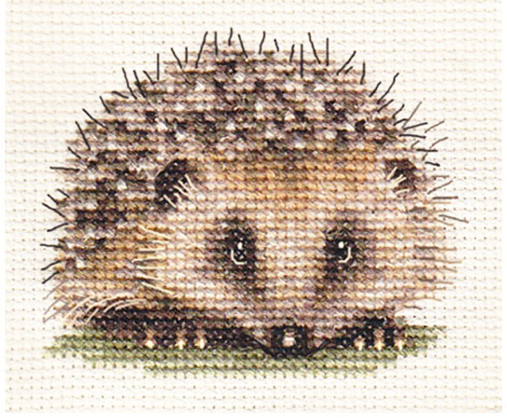 hedgehog-full-counted-cross-stitch-kit-all-materials-fido-stitch-studio-ebay
