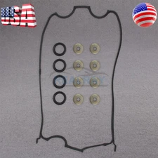 Valve Cover Gasket Spark Plug Tubes Seal Kit 1993-2001 For 2.2L Honda Prelude
