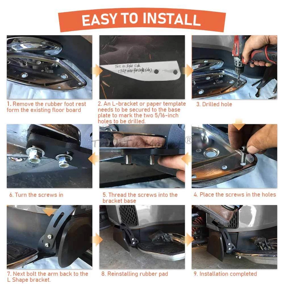 Highway Pegs Floorboard Pegs For Can Am RT Spyder 2010-2019 Floorboard Models - Image 4 of 4