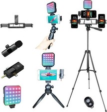 Vlogging Kit for iPhone,Vlogging Kit for Android Phone, Content Creator Essentia