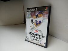 TRIPLE PLAY 2002 Playstation 2 game for PS2 CIB W/REG CARD (VERY GOOD) #V10