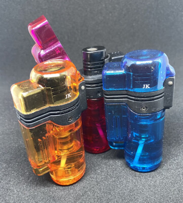 gas cigarette lighters uk Windproof Turbo Jet Gas Lighter Refillable Cigarette Flame Lighters Uk  Seller