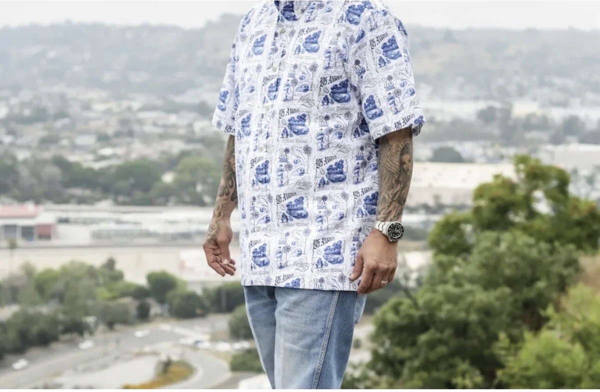 トップス MR CARTOON REYN SPOONER LA DODGERS SHIRT MR CARTOON REYN SPOONER LA DODGERS SHIRT
