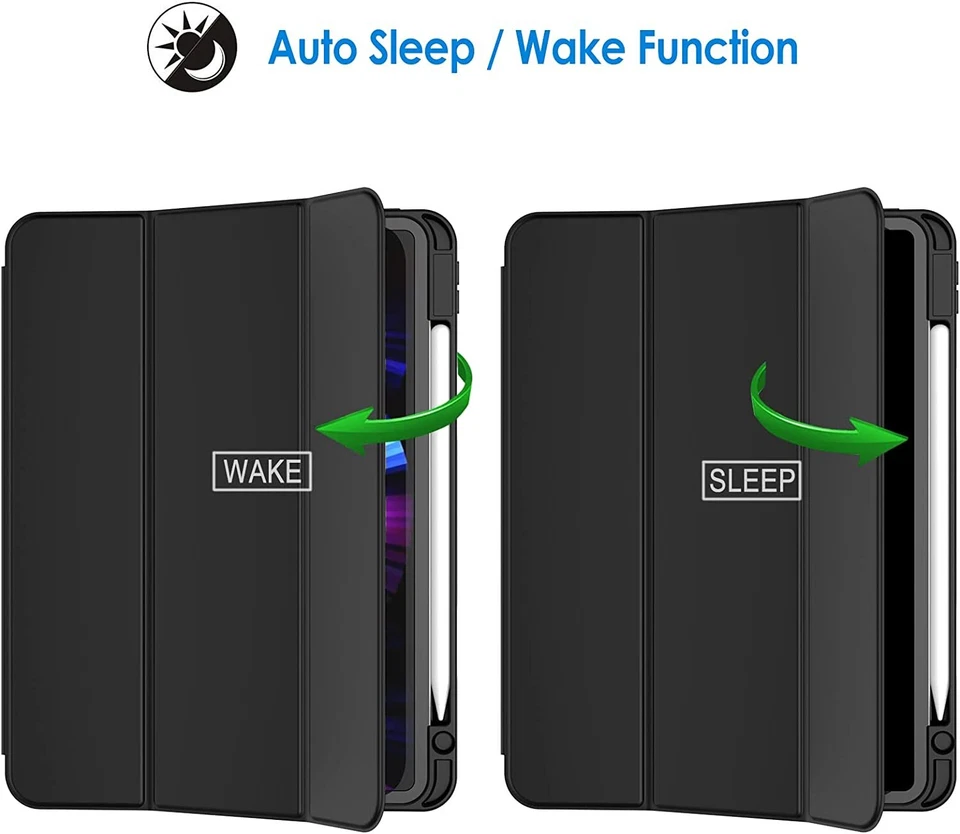 Funda inteligente de cuero tipo folio para iPad Pro 11 pulgadas 2022/2021/2020 (4ª/3ª/2ª generación) Foto 2 de 4