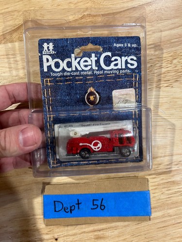 Vintage Tomy Pocket Cars Chemical Fire Truck Engine Squirt - Picture 2 of 7