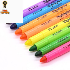 YISAN Bible Highlighters No Bleed,Gel 1 Count Pack of 8 , Fluorescent