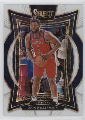 2024-25 Panini Select Concourse White Wave Prizm 95/99 Zion Williamson #28 13ql