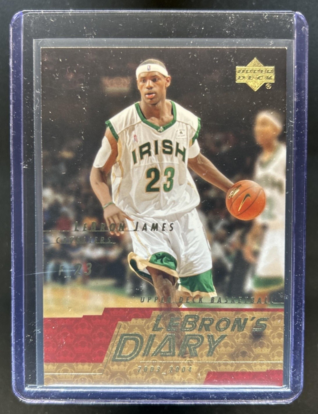 2003-04 Upper Deck LeBron James LeBron's Diary RC Rookie #LJ1 Cavaliers
