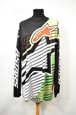 Men's Motorcycle Cross Shirt Size XXL Yellow Black Alpinestar
