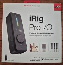 IK Multimedia iRig Pro I/O Universal Portable Audio/MIDI Interface