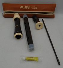 Aulos 209A E Altblockflöte & Extras inkl. Koffer Made in Japan bitte lesen