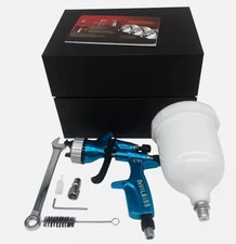DeVILBISS DV1 Car Spray Gun Water Based Air Spray Gun Airbrush 1.3mm Nozzle Blue