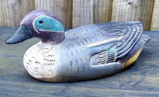 ANTIQUE  DECOY DUCK HAND CARVED & PAINTED c.1910