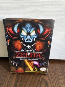 NES The Legend of Zelda Ganon's Deception completo con scatola, manuale e mappe