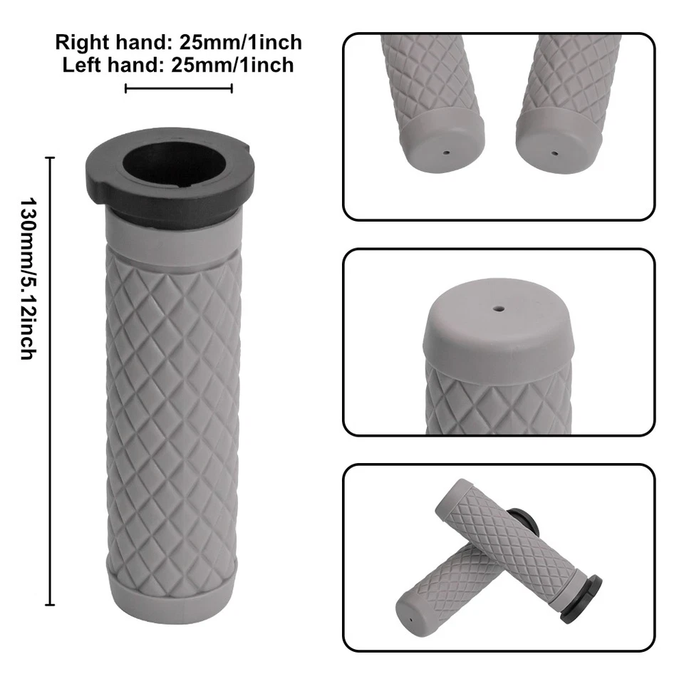 Empuñaduras electrónicas 2018-2021 1" 25 mm acelerador para Harley Street Bob ST1 FXBB Foto 3 de 4